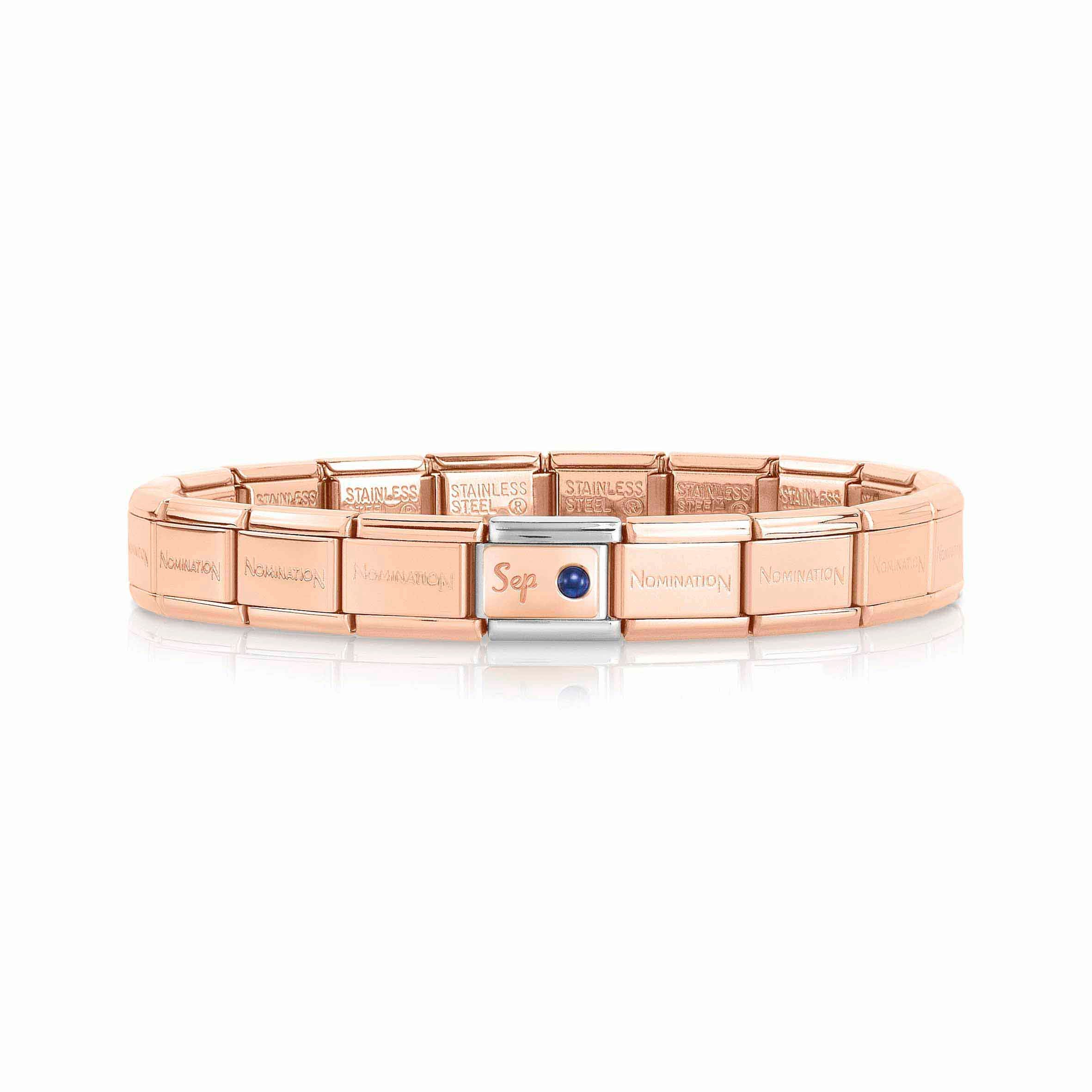 Classic Composable Bracelet with September Birthstone