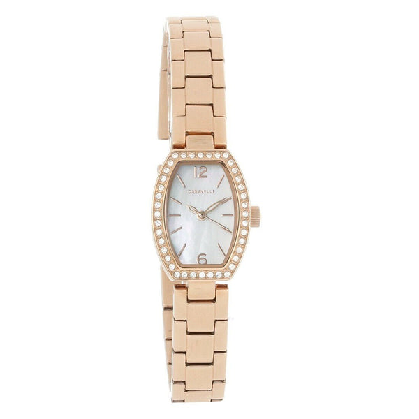 Bulova Women's 44L242 Caravelle Rose Gold-Tone Stainless Steel Watch