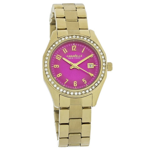 Bulova Women's 44M107 Caravelle Gold-Tone Stainless Steel Watch