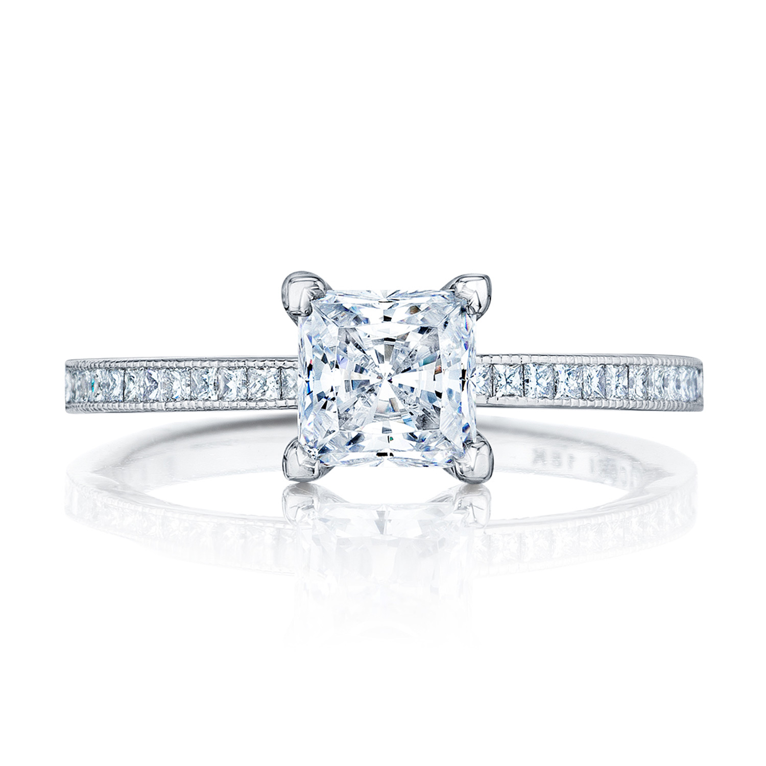 45-15PR Princess Solitaire Engagement Ring