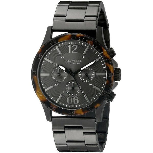 Bulova Men's 45A125 Caravelle Chronograph Grey Stainless Steel Watch