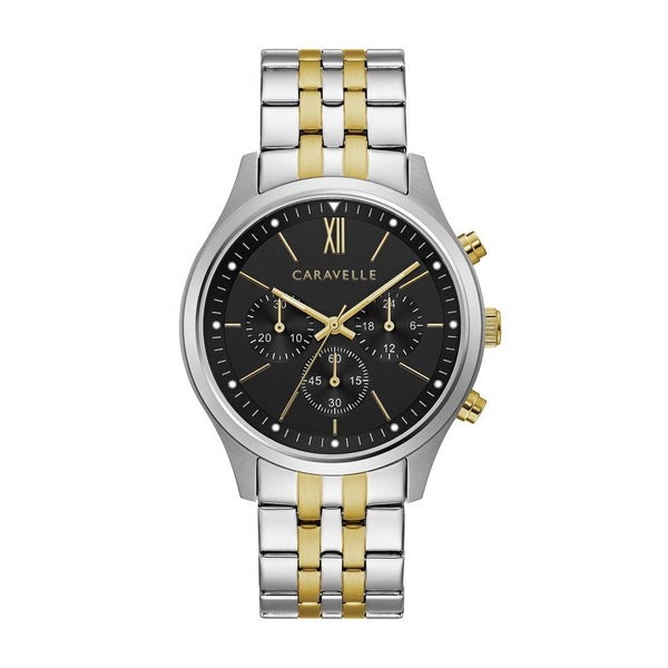 Bulova Men's 45A143 Caravelle Chronograph Two-Tone Stainless Steel Watch