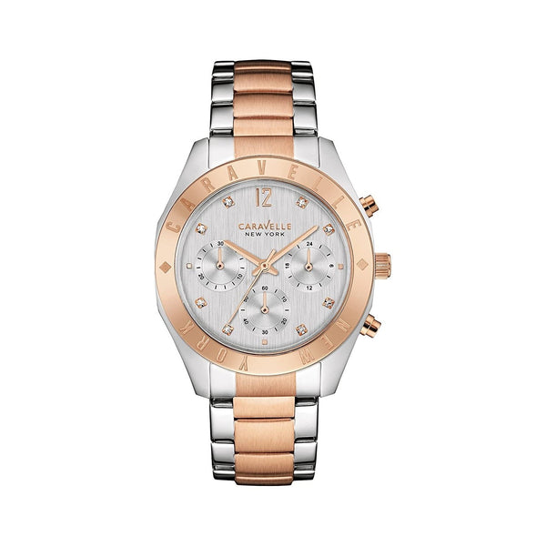 Bulova Women's 45L156 New York Chronograph Two-Tone Stainless Steel Watch