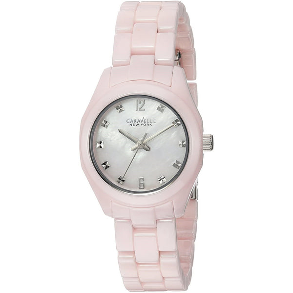 Bulova Women's 45L165 New York Pink Ceramic Watch