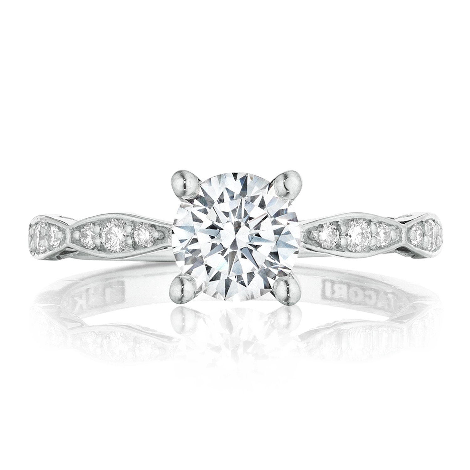 46-2RD Round Solitaire Engagement Ring