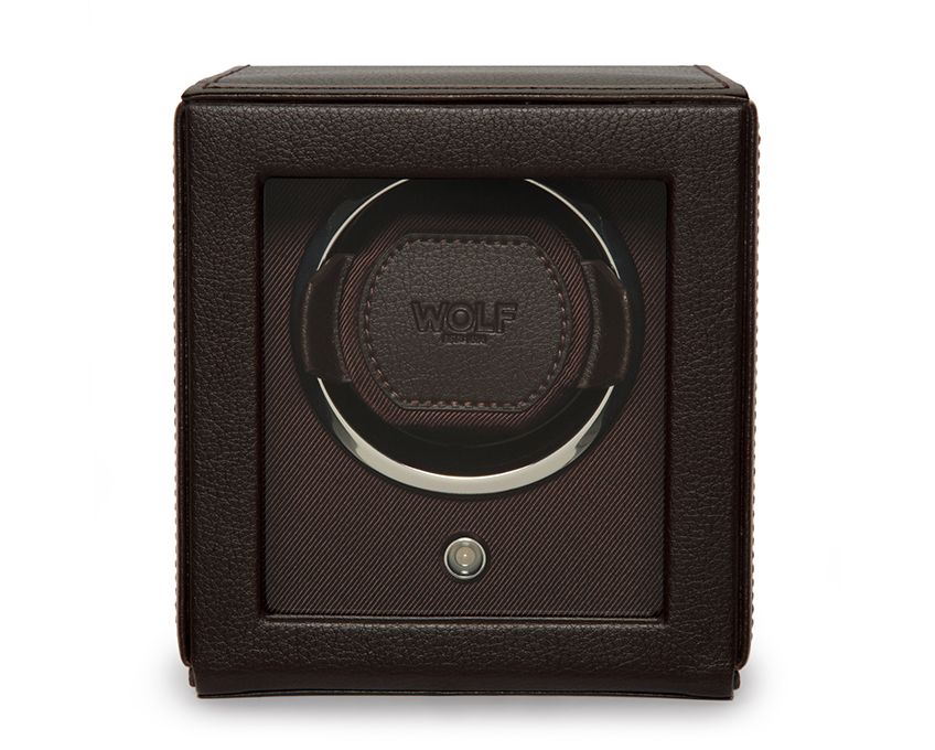 MENS CUB WATCH WINDER - BROWN