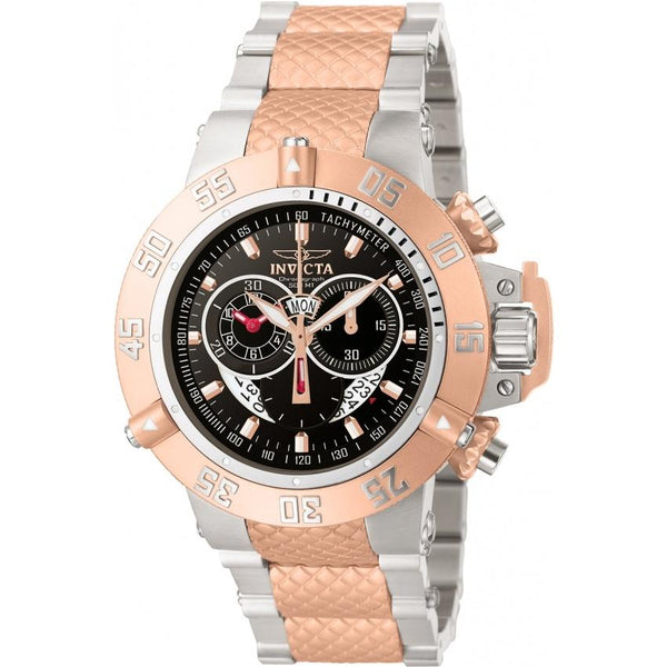 Invicta Men's 4697 Subaqua Chronograph Rose-Tone and Silver Stainless Steel Watch