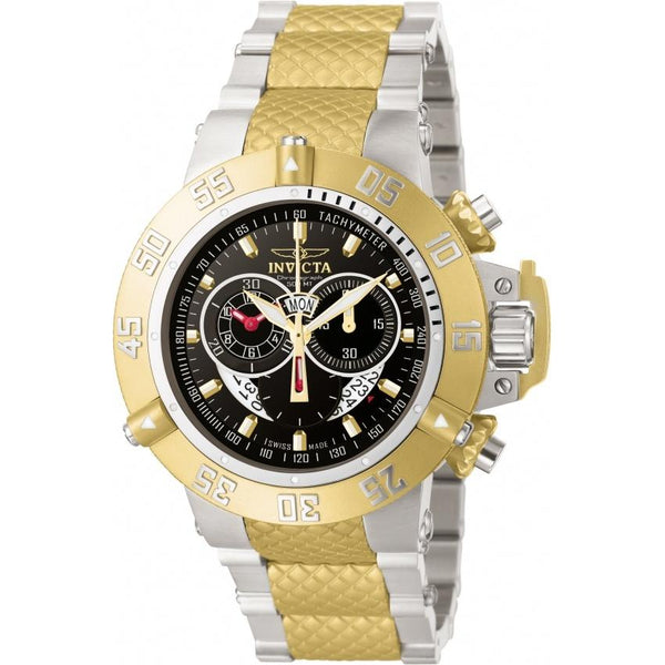 Invicta Men's 4698 Subaqua Chronograph Gold-Tone and Silver Stainless Steel Watch
