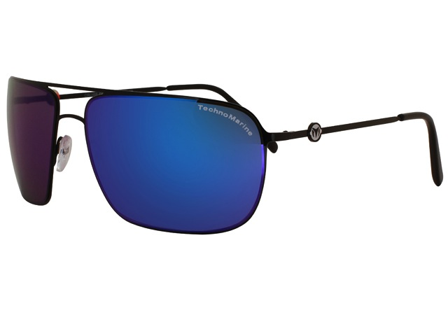 TechnoMarine Cruise Steel Sunglasses (Black/Blue)