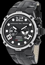 Super Power Chronograph Watch (Black/Silver)