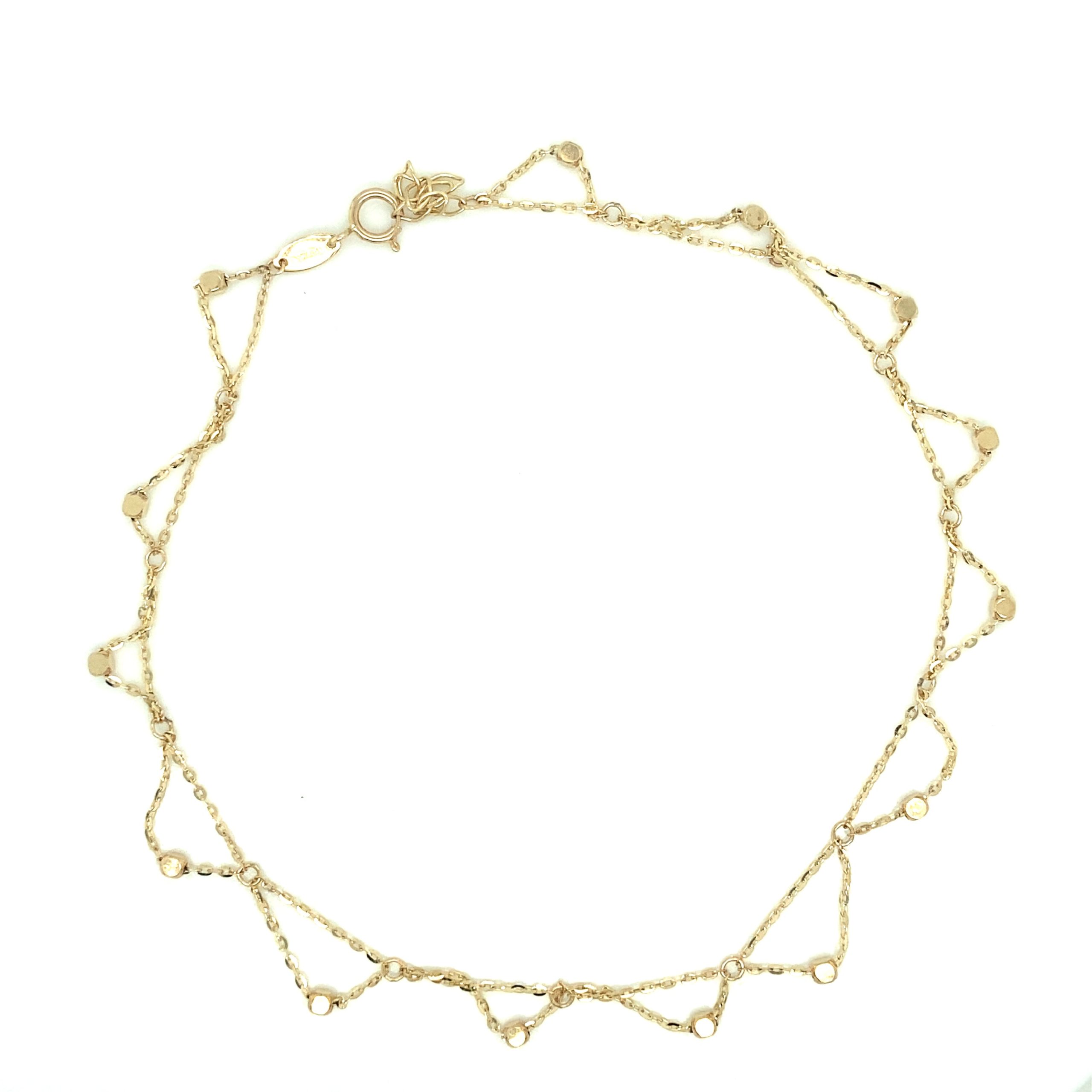 Ultra Fancy Chandelier Anklet