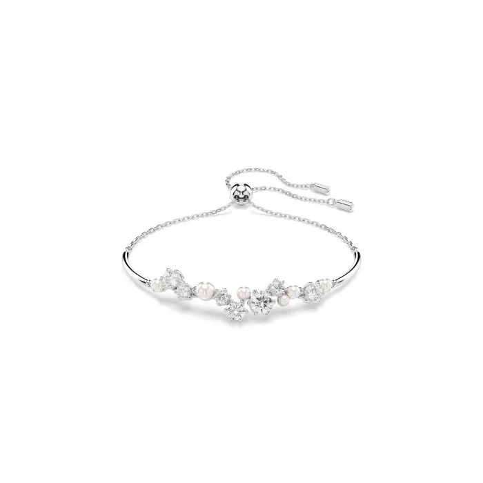 Swarovski® 'Constella Bars' Women's Base Metal Bracelet - Silver 5705618