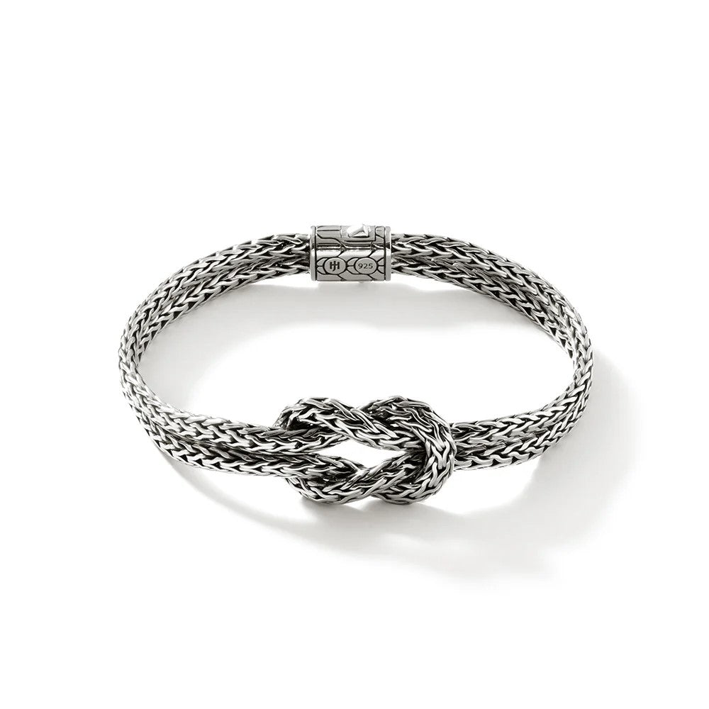 Love Knot Slim Double Row Bracelet