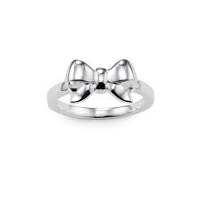 Glam & Soul Bow Ring (Silver)