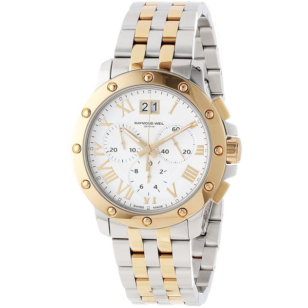 Raymond Weil Men's 4899-STP-00308 Tango 18kt Yellow Gold Chronograph Two-Tone Stainless Steel Watch