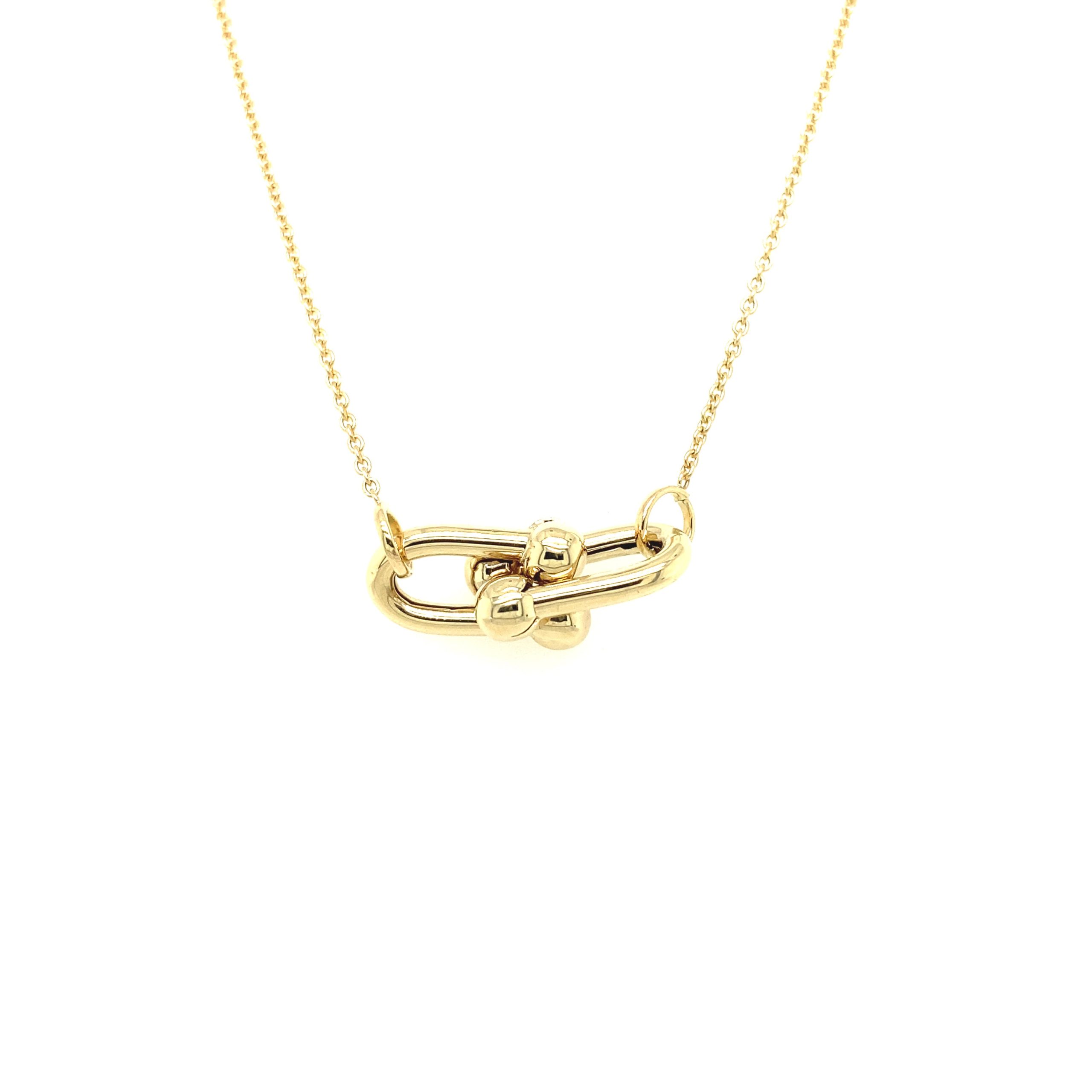 14K FANCY DOUBLE LINK NECKLACE