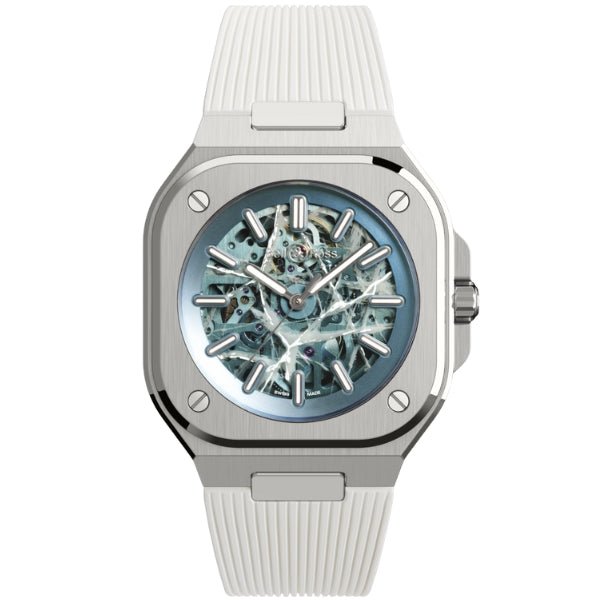Bell & Ross BR 05 Skeleton Arctic Blue on Rubber BR05A-AB-SKST/SRB