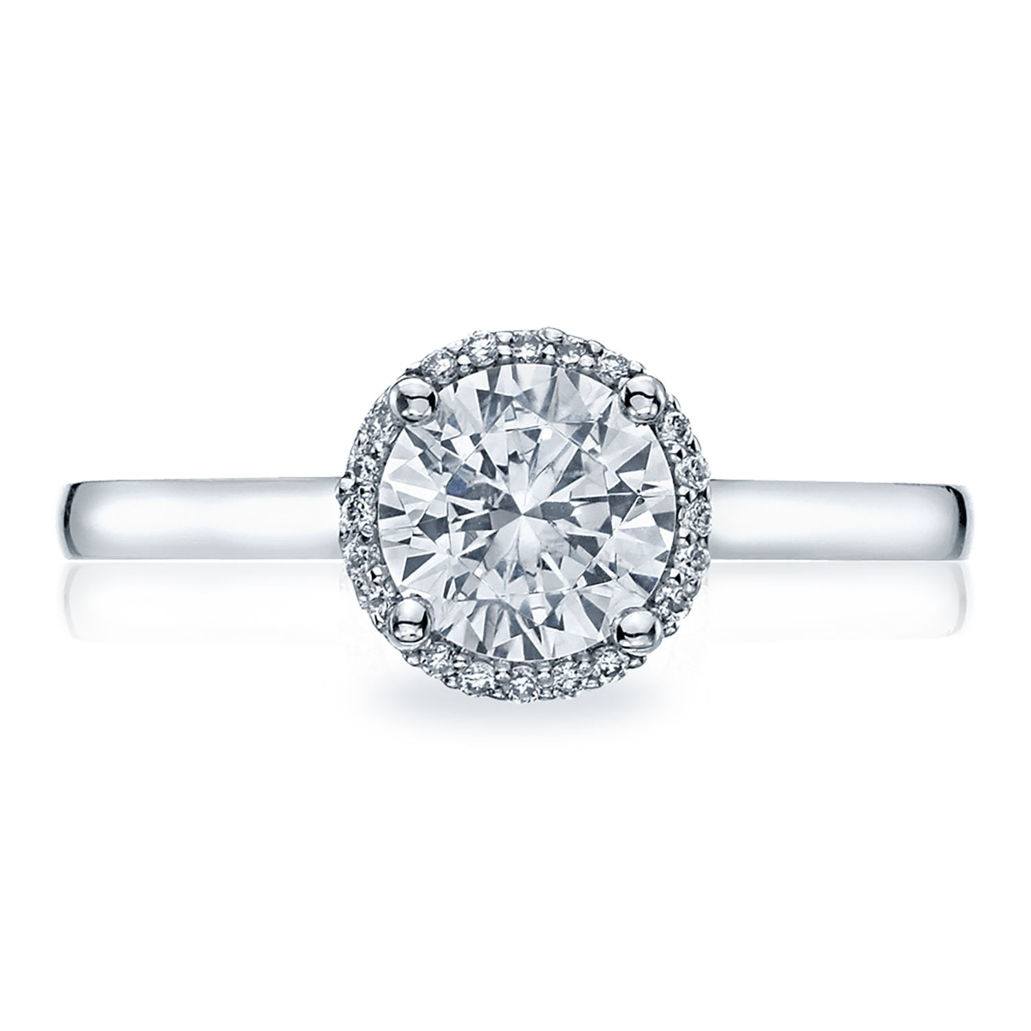 49RD Round Bloom Engagement Ring