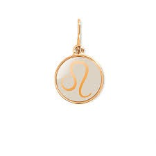 Leo Etching Charm (14kt Gold)