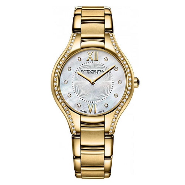 Raymond Weil Women's 5132-PS-00985 Noemia Diamond Gold-Tone Stainless Steel Watch