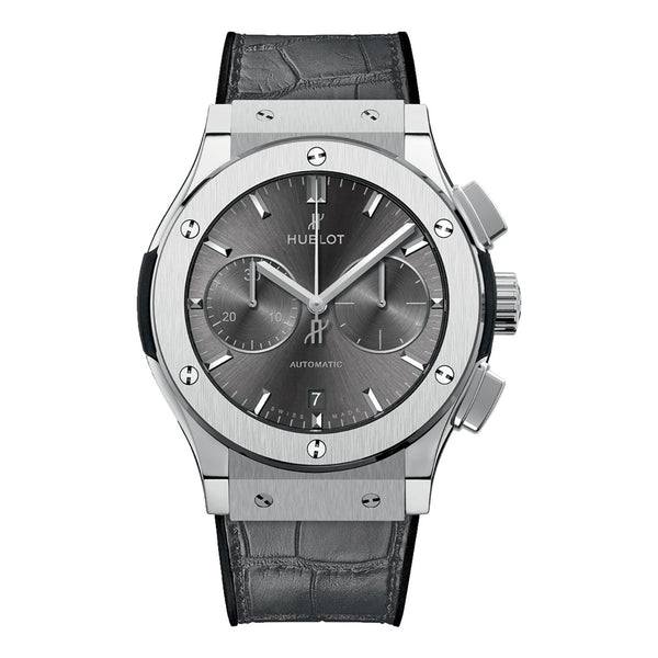 Hublot Men's 521.NX.7071.LR Classic Fusion Racing Chronograph Automatic Grey Leather Watch