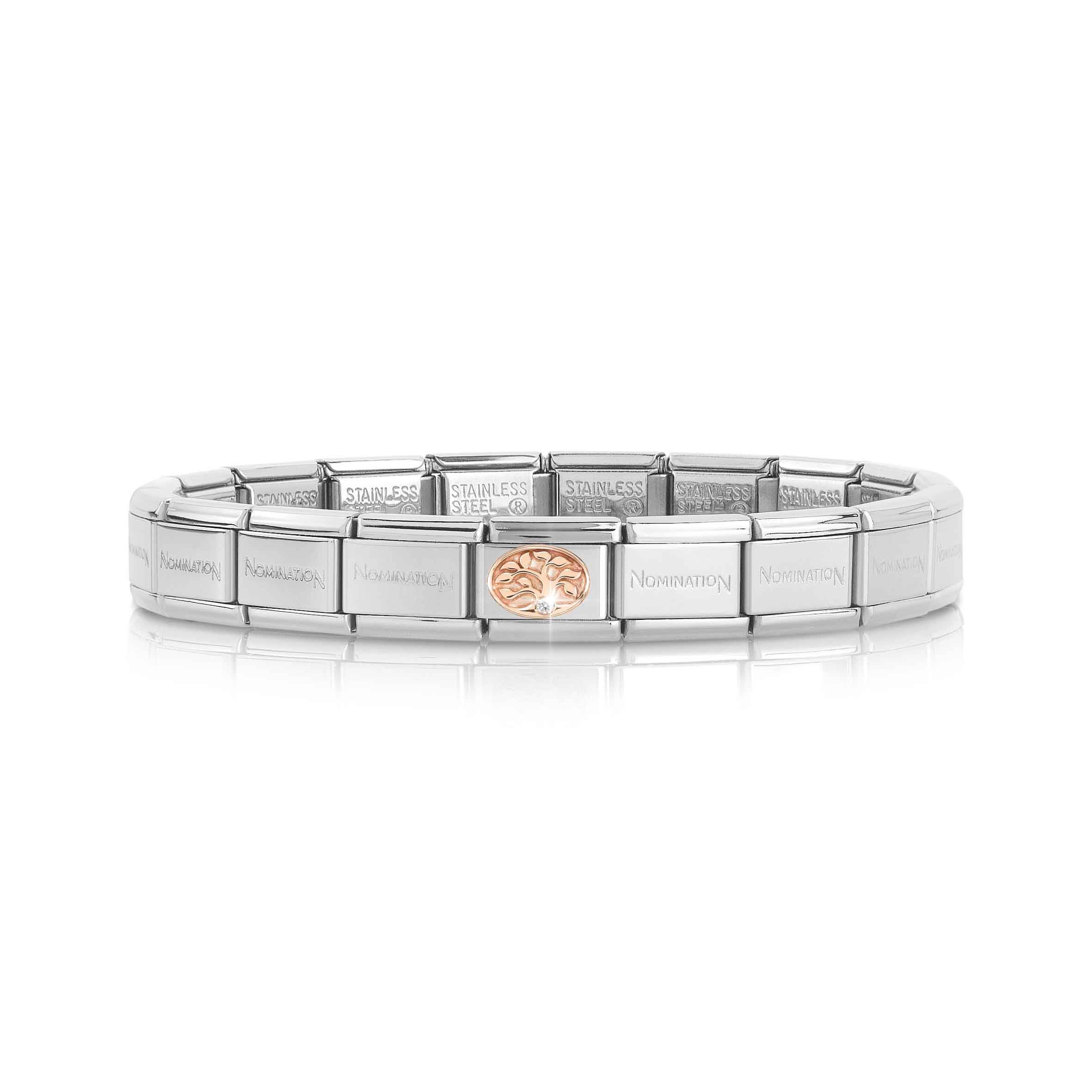 Classic Composable bracelet Tree of Life rose gold