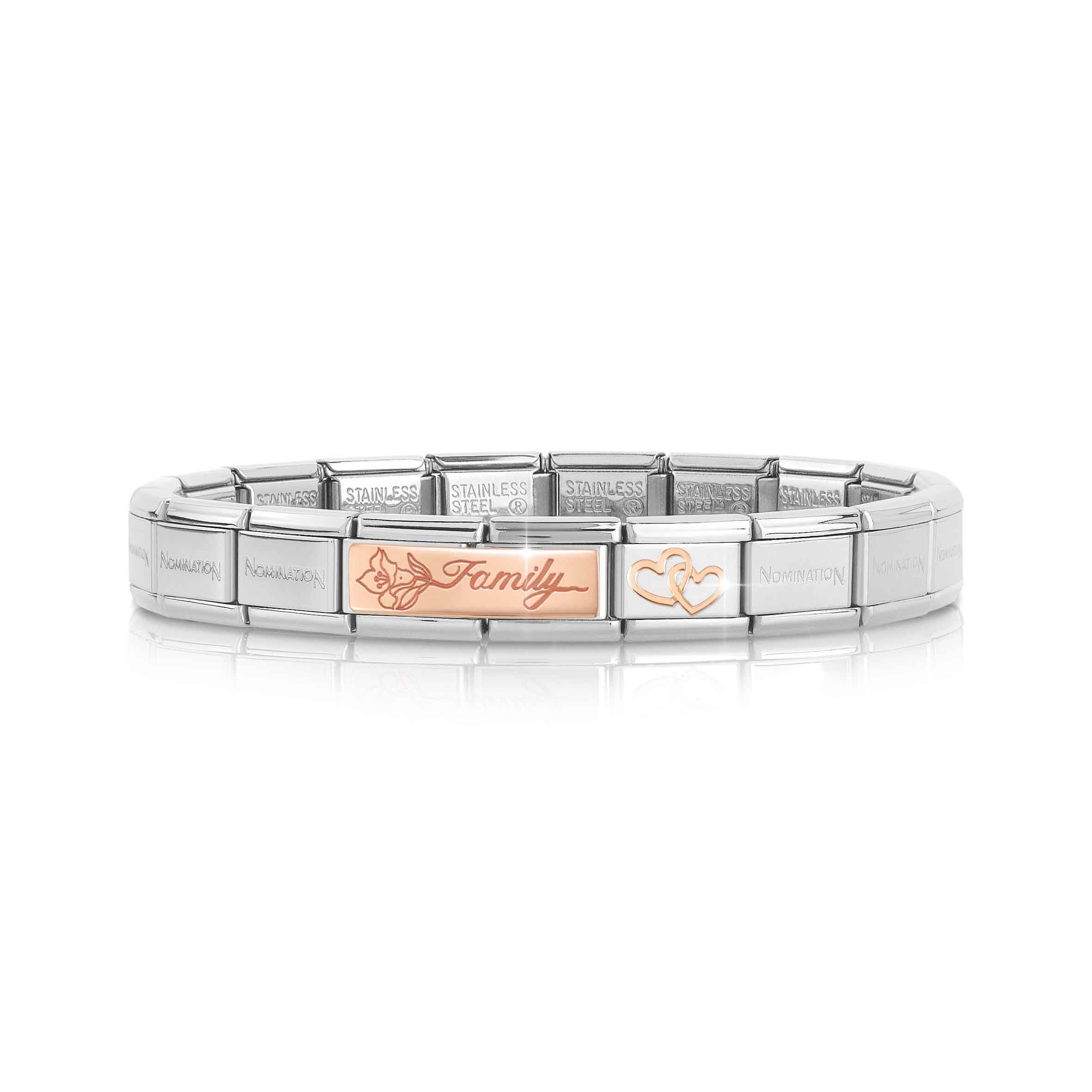 Classic Composable bracelet Family + Hearts