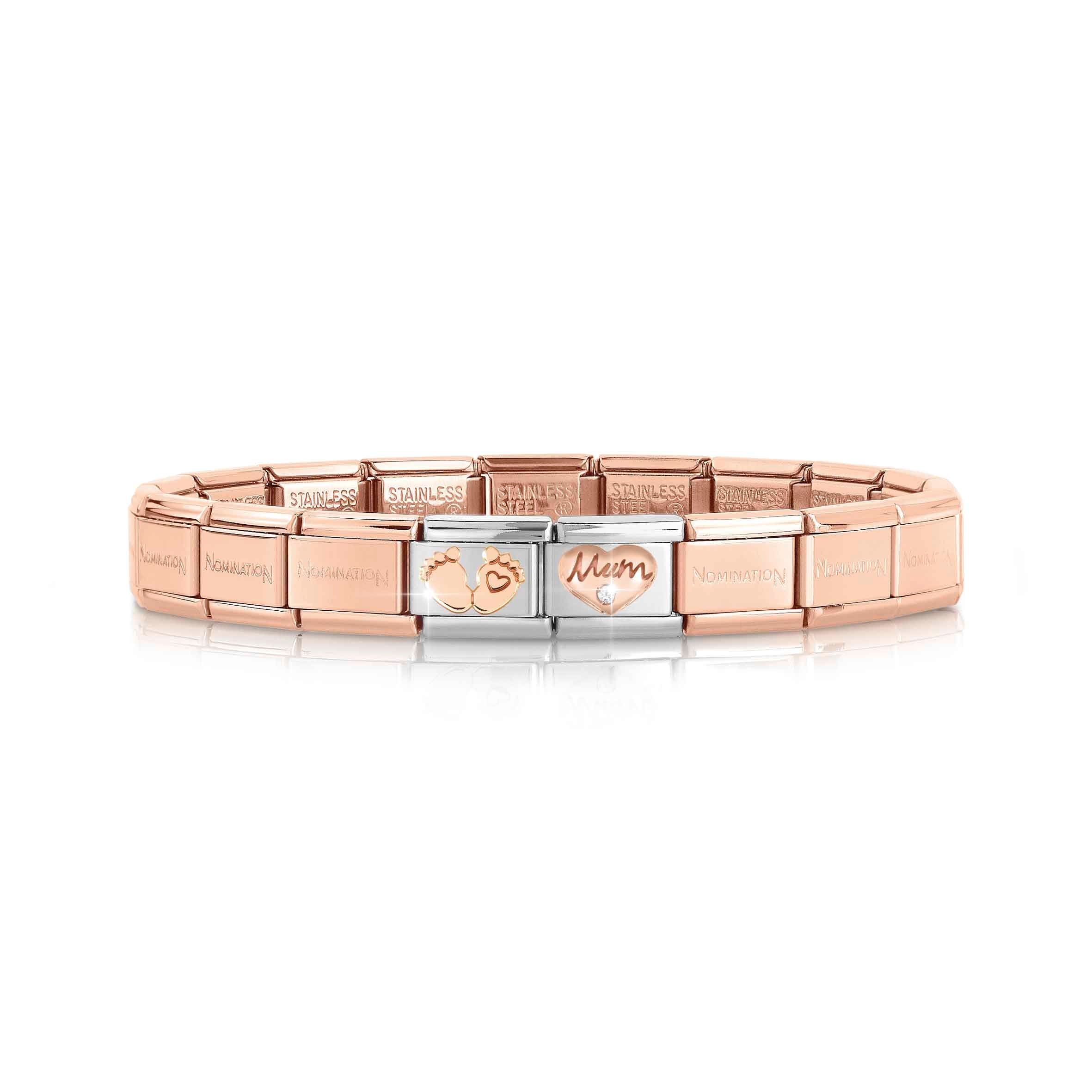Classic Composable bracelet Baby Feet + MUM