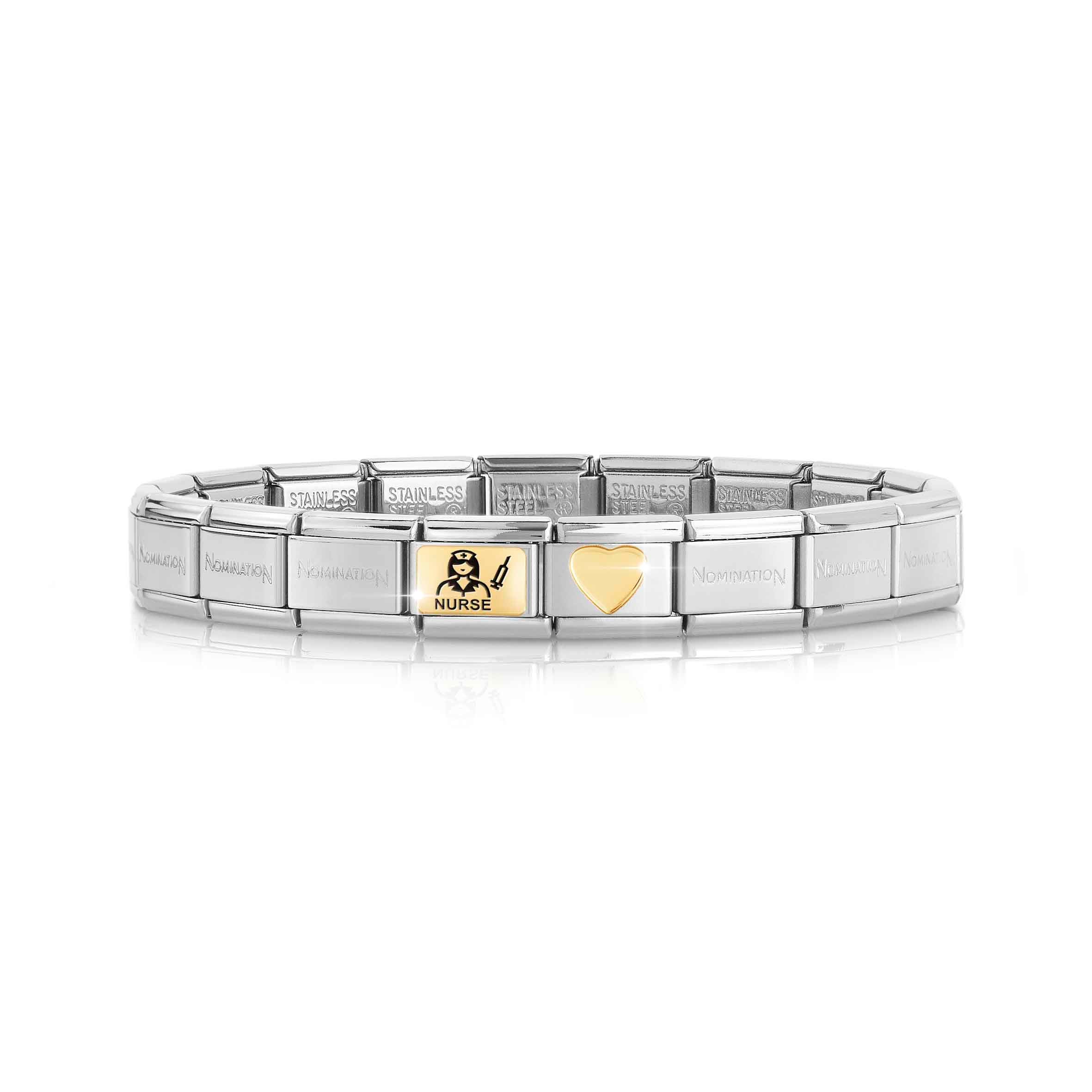 Classic Composable bracelet, NURSE + Heart
