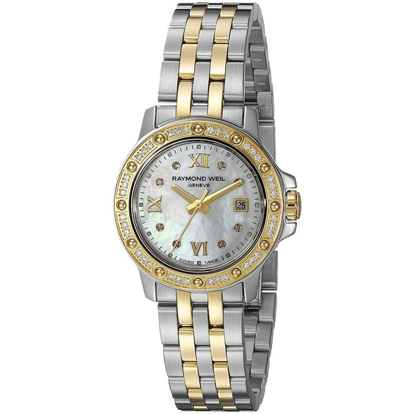 Raymond Weil Women's 5399-SPS-00995 Tango 18kt Yellow Gold Diamond Two-Tone Stainless Steel Watch