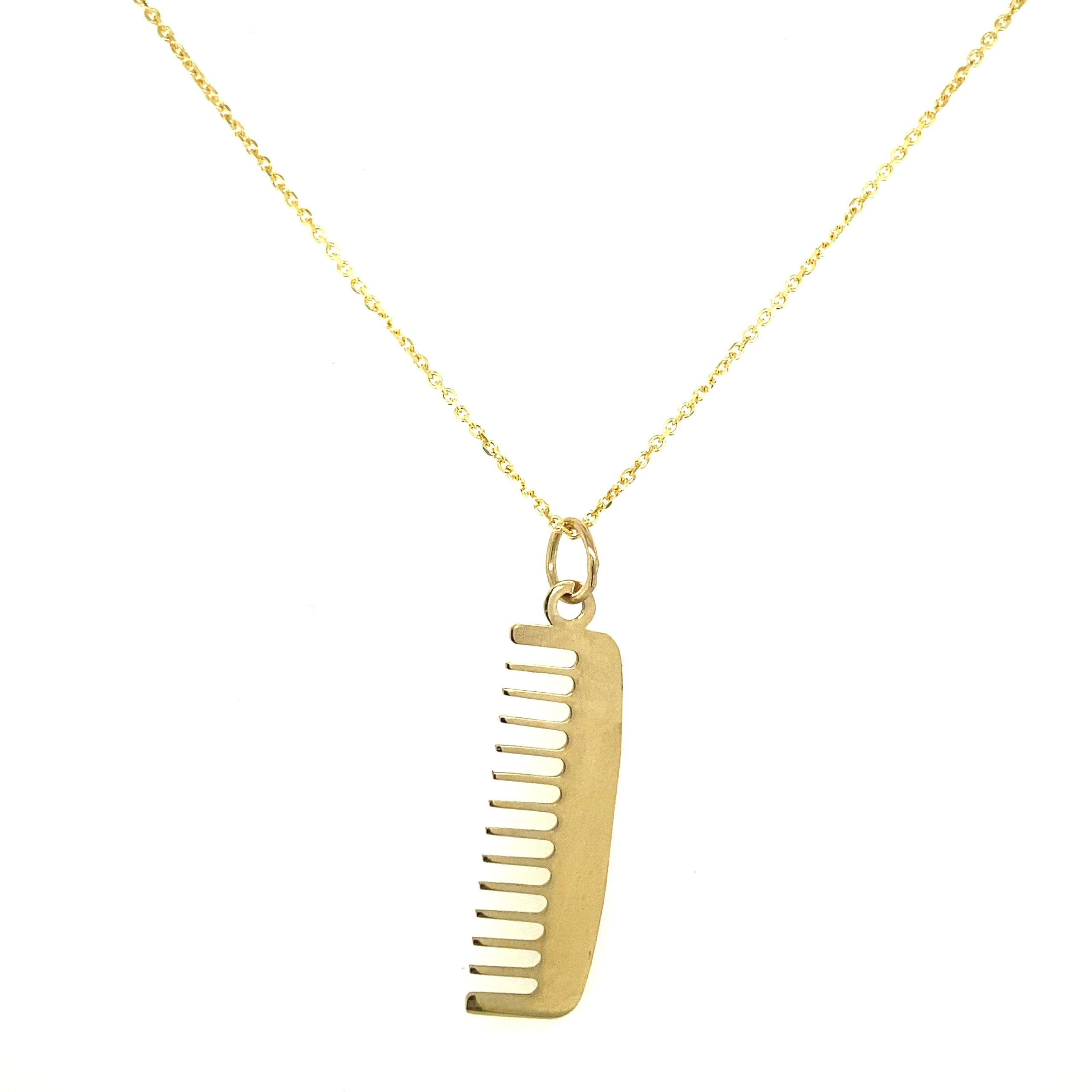 14k Gold Custom Comb