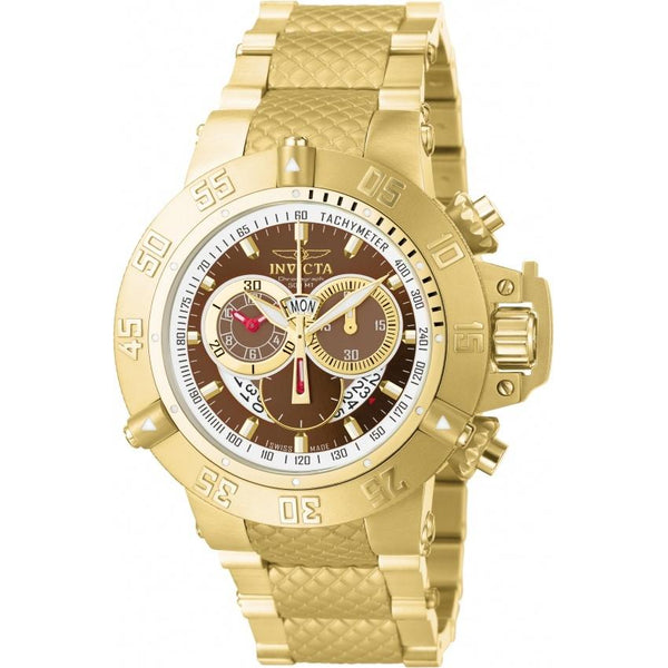 Invicta Men's 5405 Subaqua Noma III Chronograph Gold-Tone Stainless Steel Watch