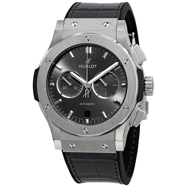 Hublot Men's 541.NX.7070.LR Classic Fusion Chronograph Grey Leather Watch