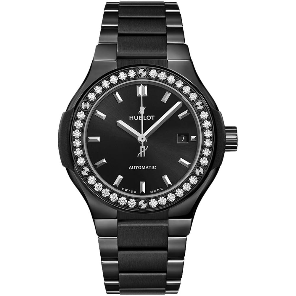 Hublot Classic Fusion Automatic 33mm Ladies Watch 585.CM.1470.CM.1204 Black Magic