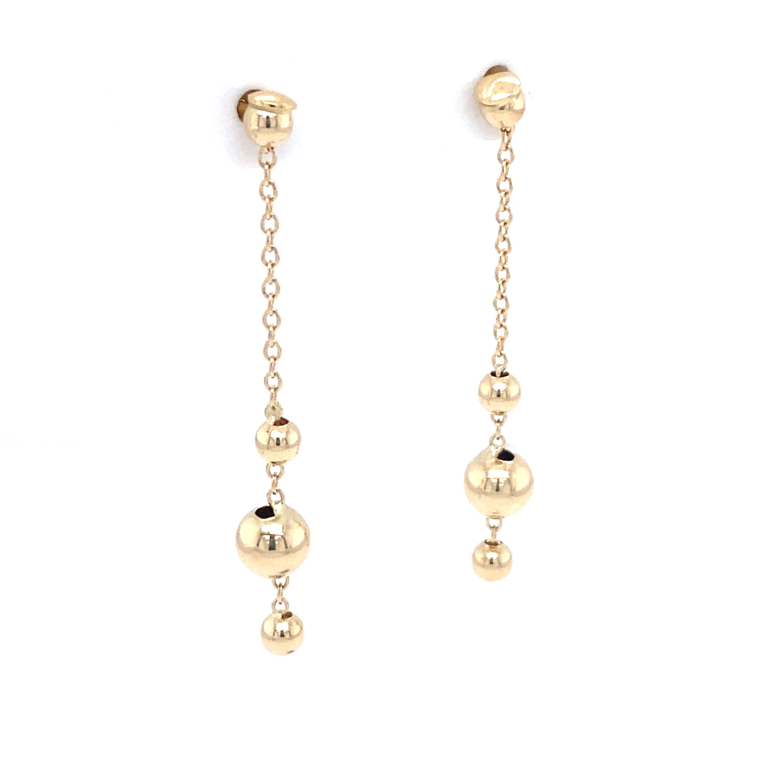 DANGLING BEADS EARRINGS