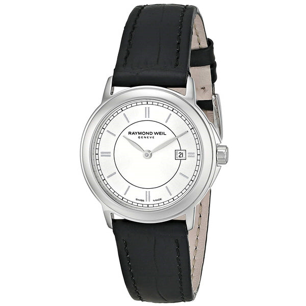 Raymond Weil Women's 59661-STC-65001 Maestro Black Leather Watch
