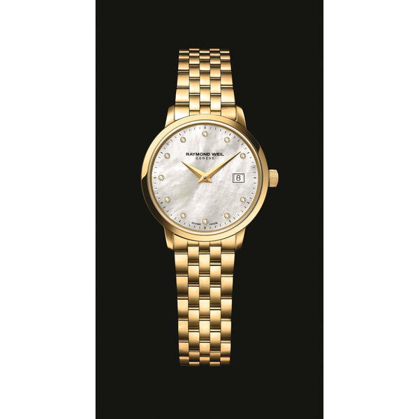 Raymond Weil Women's 5988-P-97081 Toccata Diamond Gold-Tone Stainless Steel Watch
