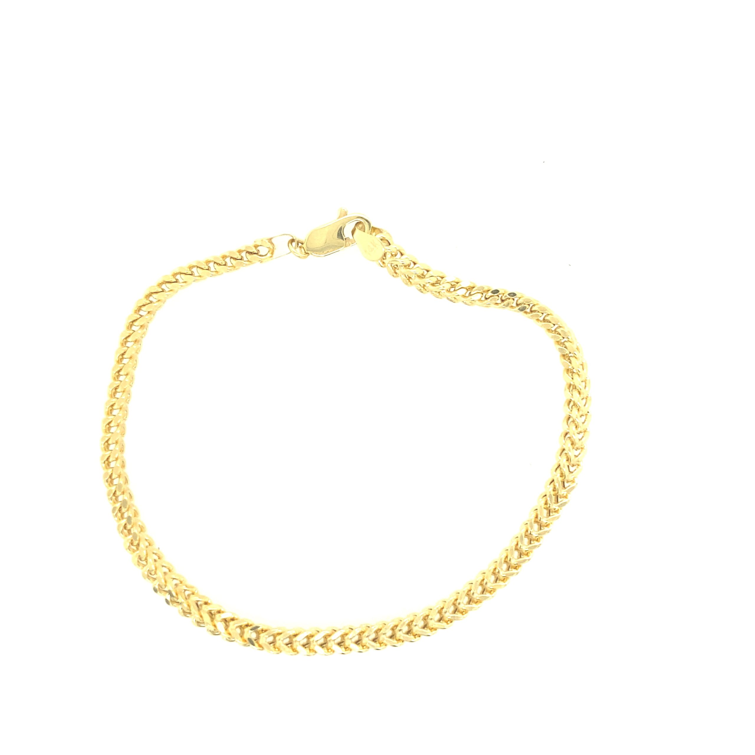 14K FRANCO BRACELET 4MM
