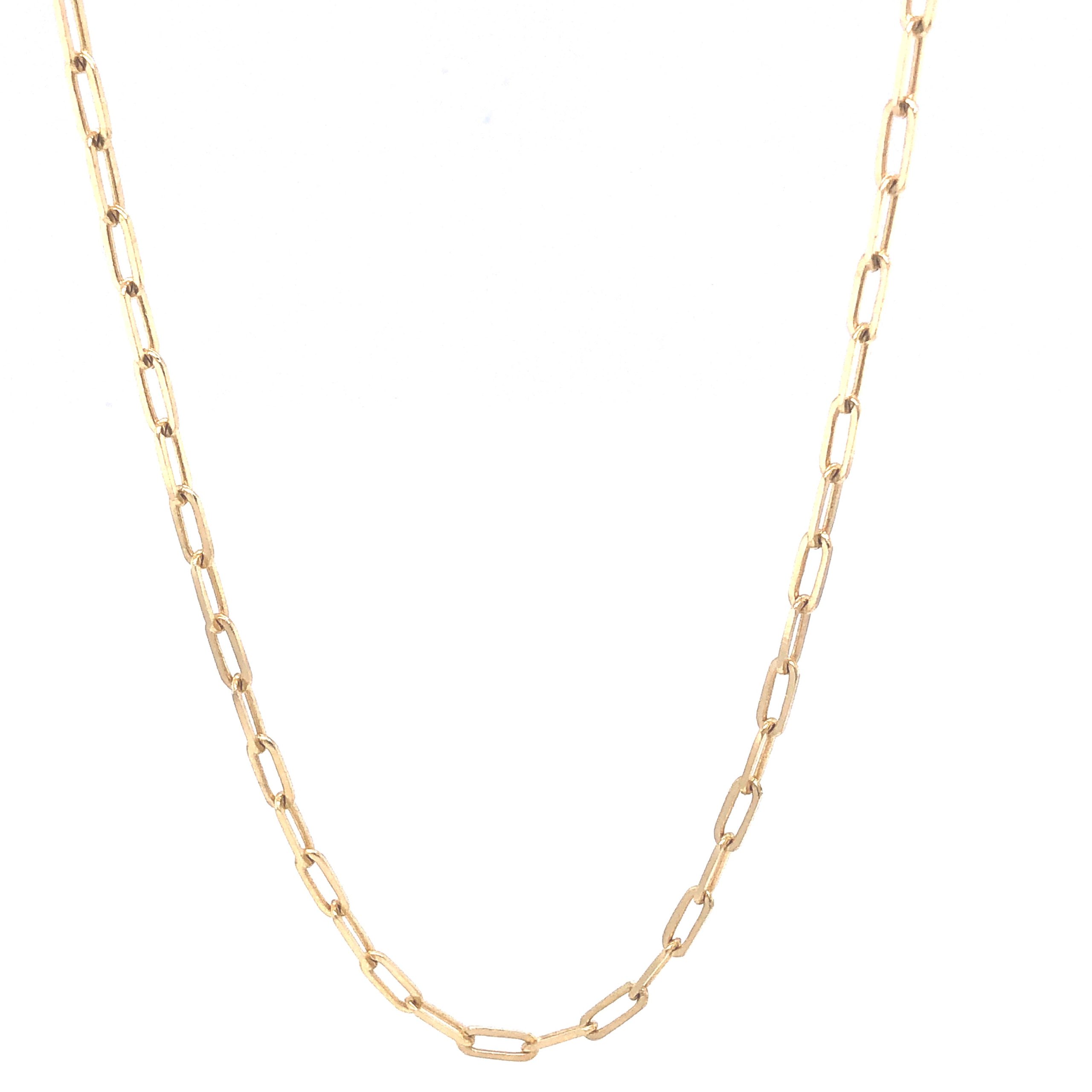 14K Cable Link Gold Chain