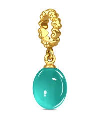 May Passion Charm (Gold/Blue)