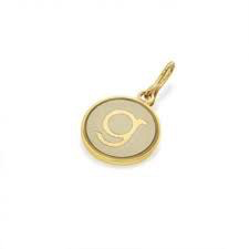 Letter G Etching Charm (14kt Gold)