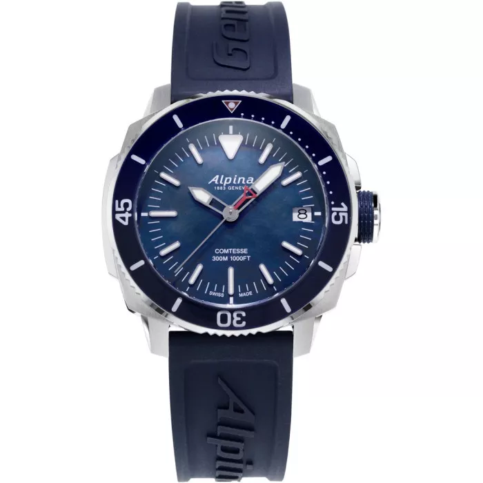 Alpina® Analogue 'Seastrong Diver Comtesse' Women's Watch AL-240MPN2VC6