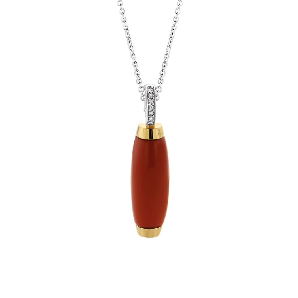 SKINNY TWO-TONE NECKLACE