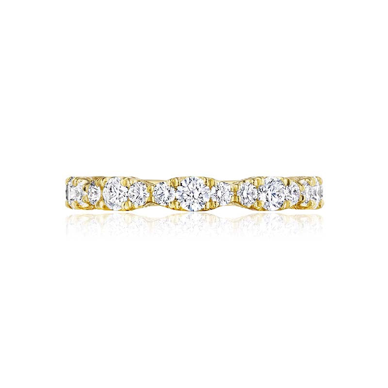Tacori 18k Yellow Gold RoyalT Anniversary Wedding Band - HT2653B34Y