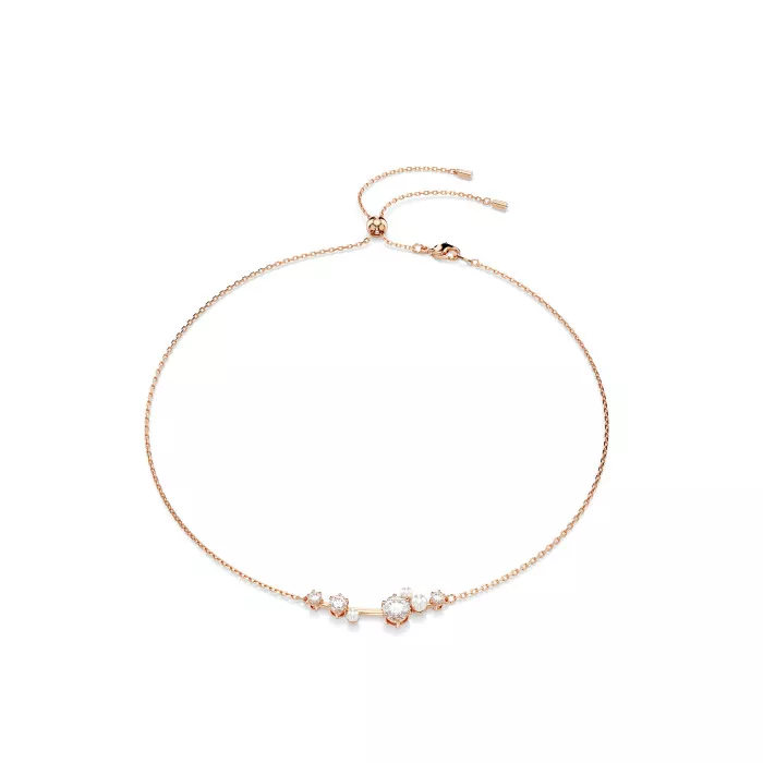 Swarovski® 'Constella Bars' Women's Gold Plated Metal Necklace - Rose 5729504