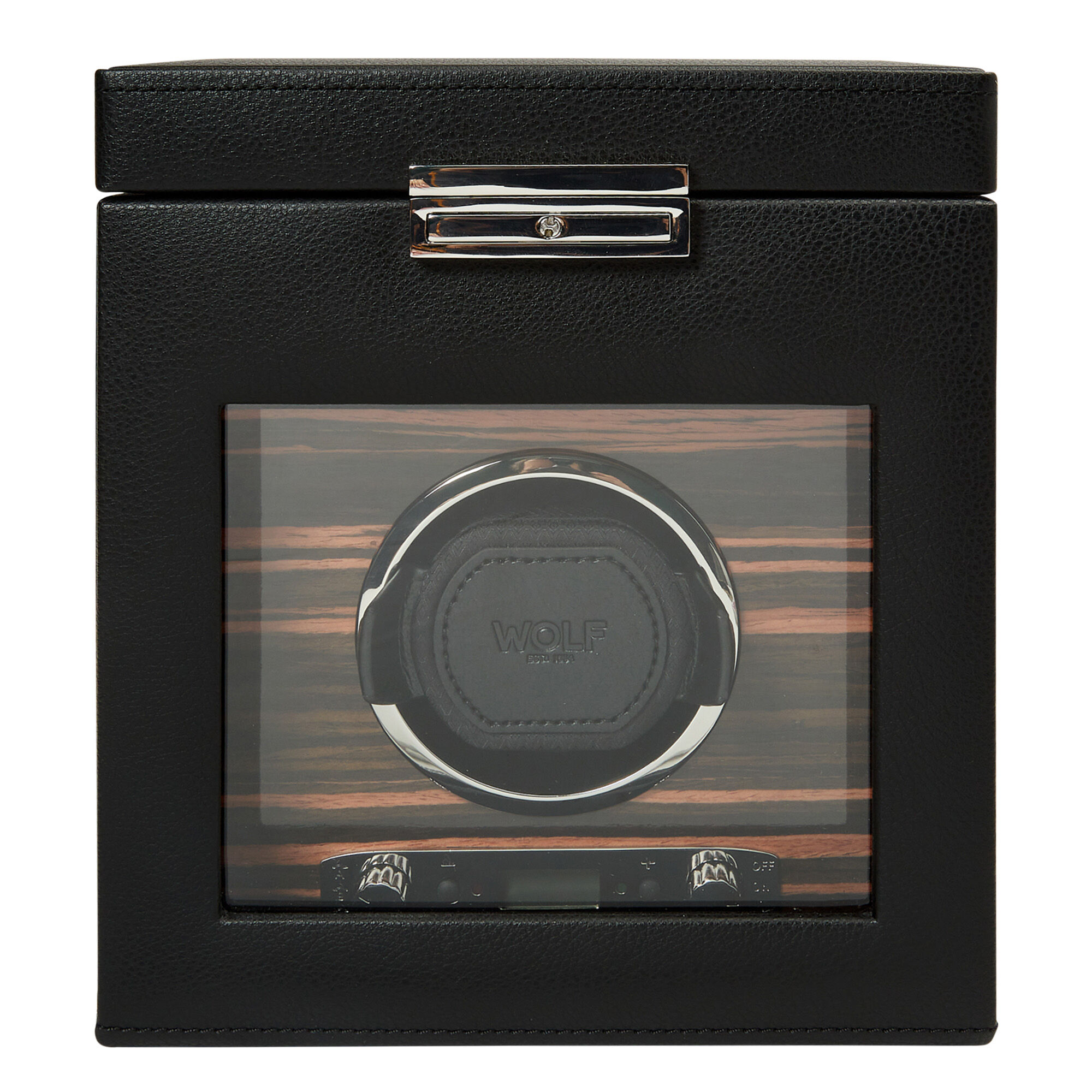 WOLF Roadster Single Watch Winder with Storage