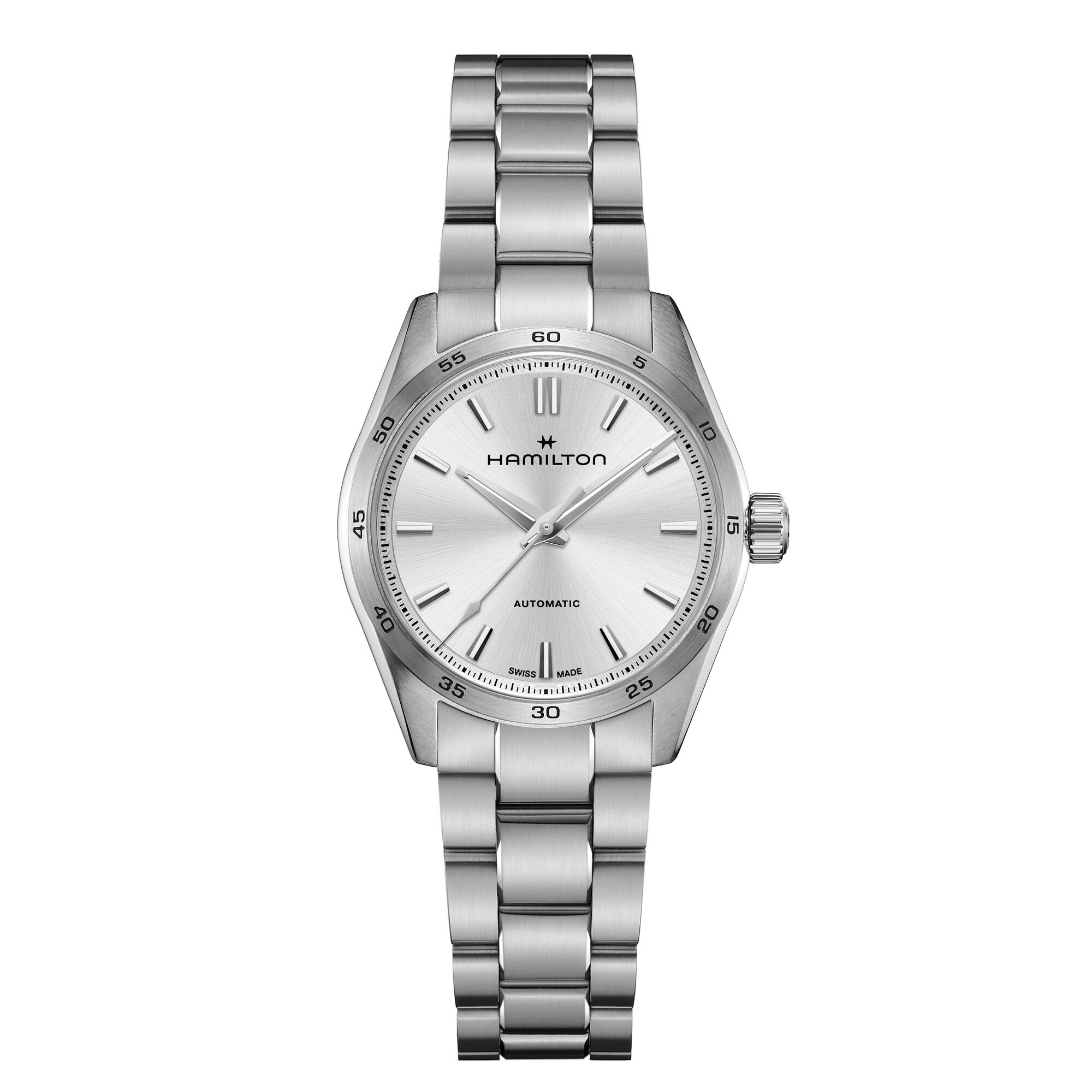 Hamilton Jazzmaster Performer Auto Watch Silver Dial, 34mm