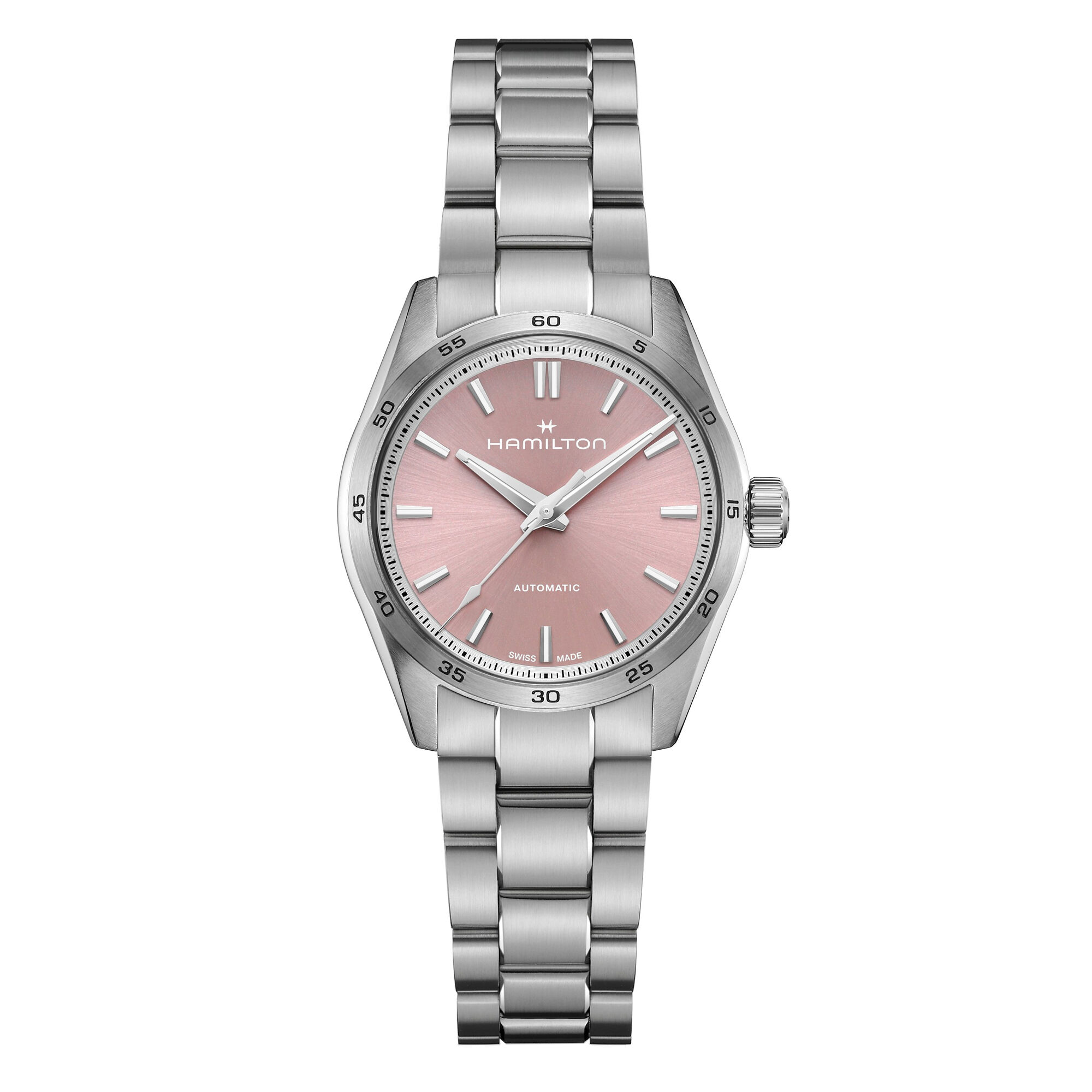 Hamilton Jazzmaster Performer Auto Watch Pink Dial, 34mm