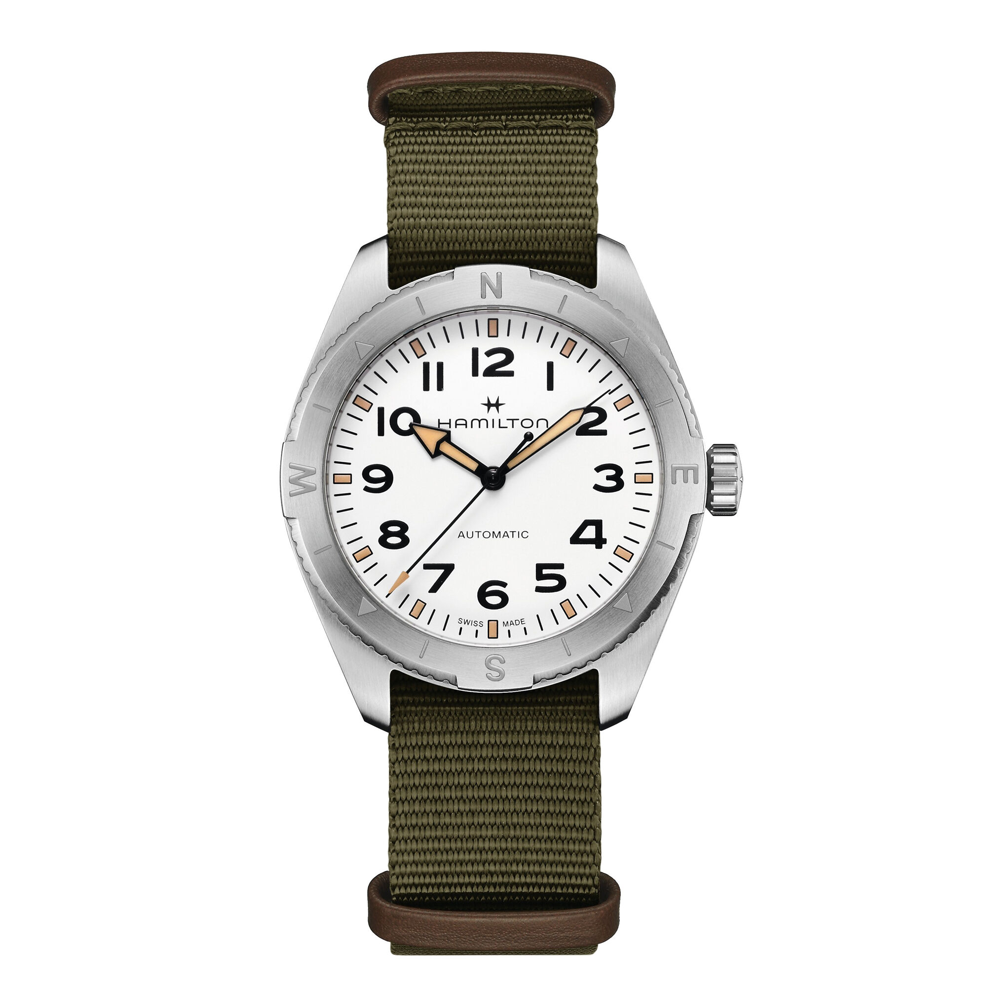 Hamilton Khaki Field Expedition Auto Watch White Dial, 41mm