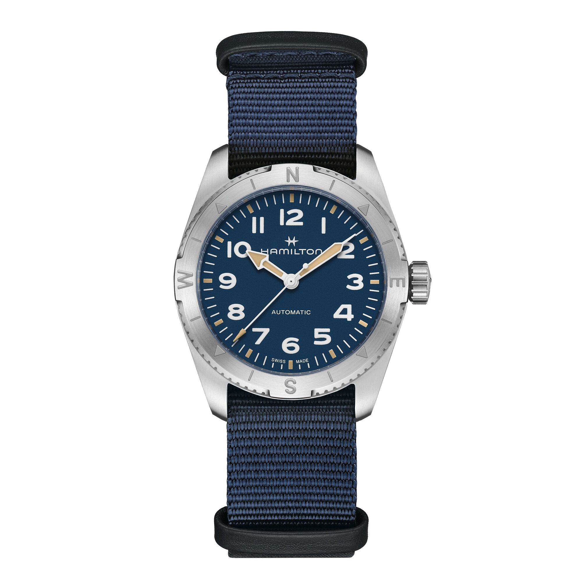 Hamilton Khaki Field Expedition Auto Watch Blue Dial, 37mm